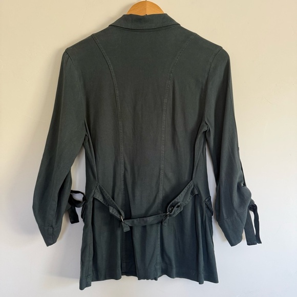 XCVI Jacket and wide-leg pants set in deep green  Size: S - Picture 5 of 7